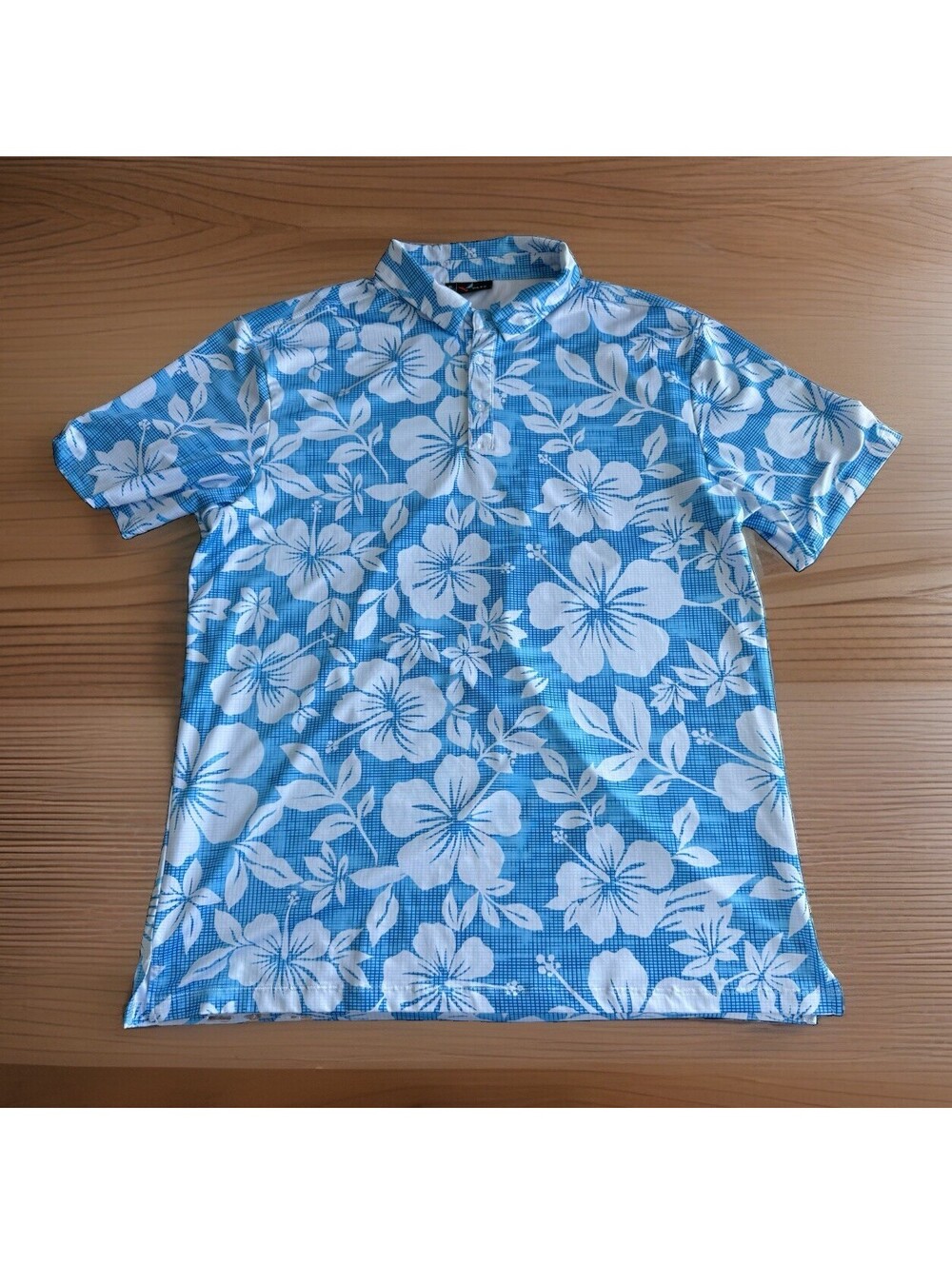 Yatta Golf Polo Shirt XL Blue Kahakai Polū Performance Mens Soft Touch